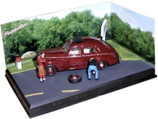 PEUGEOT 203+DIORAMA 1/43
