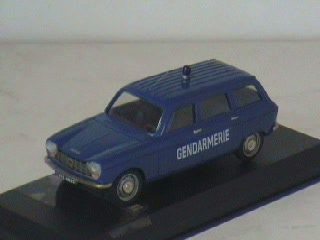 PEUGEOT 204 BREAK GENDARMERIE  RESINE 1/43