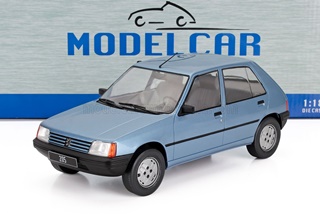 PEUGEOT 205 5 PORTES BLEUE 1984 1/18