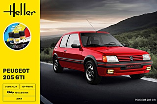PEUGEOT 205 GTI EN SET 1/24