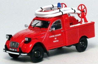 CITRO�N 2CV CITERNE POMPIERS 1/43