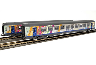 2 VOITURES CORAIL A10  TER ALSACE SNCF 2  HO