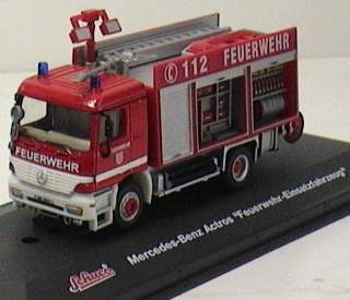 MERCEDES ACTROS ECHELLE POMPIERS 1/43