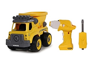 CAMION BENNE POUR ENFANT A MONTER 4 ANS