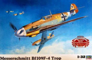 MESSERSCHMITT BF109 F4 TROP 1/32