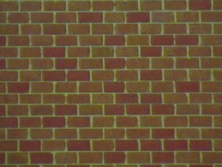 FEUILLE EN RELIEF BRIQUETTE ROUGE