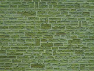 FEUILLE EN RELIEF BRIQUETTE VERTE 606