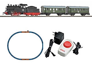 ANALOGIQUE VAPEUR 98 003 TENDER ET 2 VOITURES DB HO