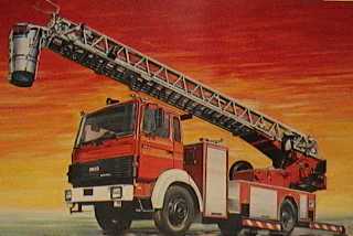 IVECO MAGIRUS DLK POMPIERS 1/24