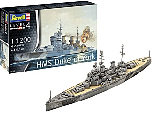 CUIRASSE HMS DUKE OF YORK 1/1200