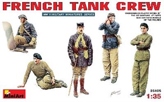 FRANCE EQUIPAGE DE CHAR 1/35