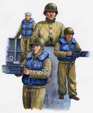 USA EQUIPAGE DE BARGE 1/35