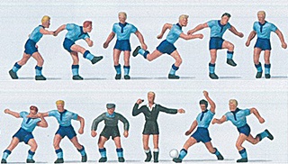EQUIPE BLEUE DE FOOT ET ARBITRE