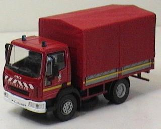 IVECO EUROCARGO BACHE POMPIERS 1/50