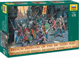 FRANCE INFANTERIE GUERRE DE 100 ANS 1/72