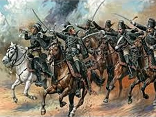 PRUSSE HUSSARDS NOIRS TOTENKOPF 1/72