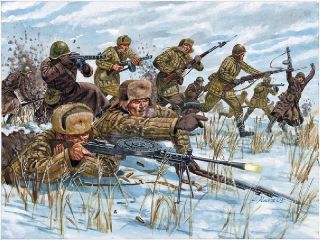 RUSSIE INFANTERIE HIVER 1/72