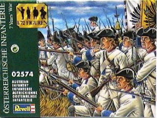 AUTRICHE INFANTERIE GUERRE DE 7 ANS  1/72