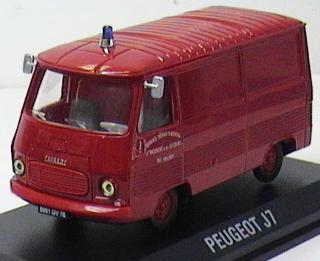 PEUGEOT J7 POMPIERS 1/43