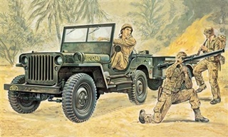 USA JEEP ET 3 SOLDATS 1/35