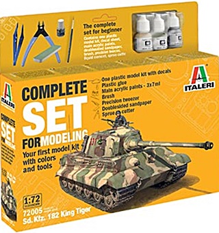 ALLEMAGNE SDKFZ 182 KING TIGER EN LOT 1/72