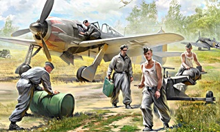 ALLEMAGNE MECANICIENS LUFTWAFFE 1/72