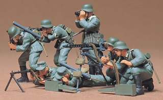 ALLEMAGNE MITRAILLEURS INFANTERIE 1/35