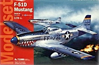 NORTH AMERICAN F51D MUSTANG EN SET 1/72