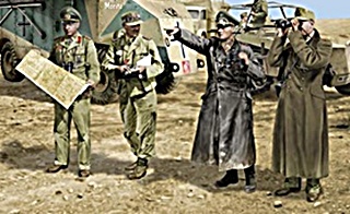 ALLEMAGNE ROMMEL ET STAFF 1/35