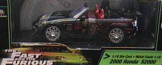 HONDA S2000 FAST AND FURIOUS 1/18