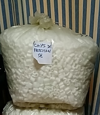 SAC DE 100 LITRES CHIPS DE POLYSTYRENE