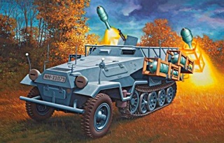 ALLEMAGNE SDKFZ 251/1 SERIE B 1/35 STUKA ZU FUSS