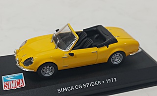 SIMCA CG SPIDER 1972 1/43