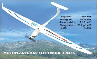 PLANEUR SMARTFLY SPORT CAMERA COMBO