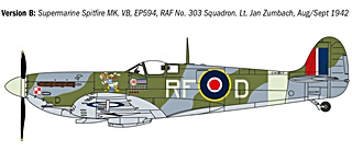 SUPERMARINE SPITFIRE MK 5/9 1/72