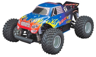 MONSTER SSK V2 4WD BLEU