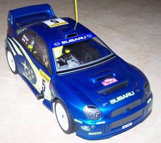 SUBARU WRC 2001 190MM TRANSPARENTE