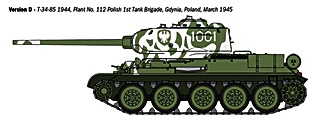 RUSSIE T34/85 ZAVOD 1944 1/35
