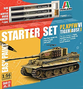 - 1/56 ALLEMAGNE TIGER 1 SERIE E EN SET