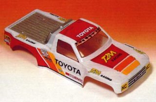 TOYOTA PICK UP 170 X 275MM TRANSPARENT