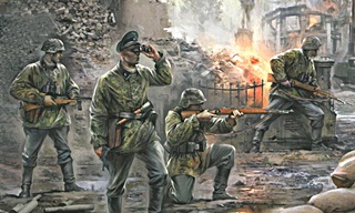 ALLEMAGNE TROUPES D'ELITE 1941-1943 1/72