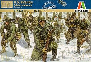 USA INFANTERIE HIVER 1/72