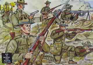 INFANTERIE US WW1 1/72