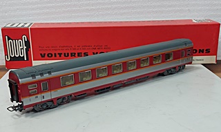 VOITURE GRAND CONFORT A8TU ROUGE SNCF 5341 1/87