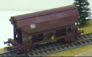 WAGON DE MARCHANDISES DB HO