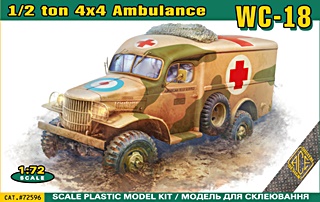 FRANCE DODGE WC18 AMBULANCE 1/72
