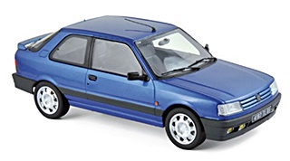 PEUGEOT 309 GTI 16 BLEUE 1991 1/18
