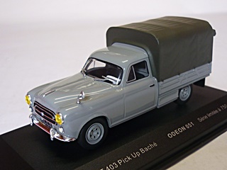 PEUGEOT 403 PICK UP BACHE 1/43