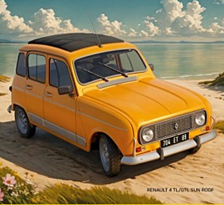 RENAULT 4 TL/GTL DECOUVRABLE EN SET 1/24