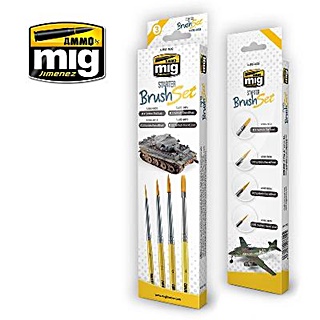 SET 4 PINCEAUX DE BASE